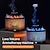 abordables Humidificadores y deshumidificadores-nuevo creativo volcán lava aromaterapeuta hogar escritorio humidificador simulación humo anillo llama aromaterapeuta