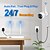 cheap Wireless CCTV System-Hiseeu 3MP Wireless Surveillance Camera System Color Night Human Motion 2 Way Audio WiFi Outdoor Security Cameras Set 10CH NVR