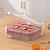 halpa Keittiön säilytysratkaisut-2 kpl sinetöity muovinen säilytyslaatikko jääkaapin säilytyslaatikko mikroaaltouunikohtainen jäähdytetty sinetöity elintarvikkeiden säilytyslaatikko kannella