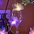 billige LED-kædelys-kunstig blomst dekorativt led lys gør-det-selv eventyr krans blad lys til hjemmefest bryllup værelse gårdhave indendørs og udendørs dekoration