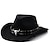 olcso Történelmi és vintage jelmezek-Retró 18. század 19. század Cowboy kalap Cowgirl kalap Tehenész lány Tehenészfiú West Cowboy Férfi Női Kalap