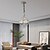 cheap Candle-Style Design-Modern Clear Crystal Chandelier Adjustable 1/6/8 Lights Crystal Glass Flush Mount Hanging Ceiling Pendant Light Classic Candle Style Lighting Fixture E12/E14 for Bedroom Living Room Hallway Entry 110-240V