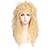 economico Parrucca per travestimenti-parrucca cosplay mullet rocker anni &#039;80 lunga e riccia color terra per donna (solo parrucche)