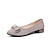cheap Women&#039;s Flats-Women&#039;s Flats Slip-Ons Dress Shoes Comfort Shoes Outdoor Daily Solid Color Summer Low Heel Pointed Toe Elegant Fashion Comfort Walking PU Loafer Silver Black Purple
