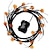 abordables Halloween intérieur-halloween willow vine string lights led citrouille chauve-souris branches guirlande lumière de vacances pour halloween intérieur extérieur halloween party decor lighting aa battery power