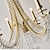 preiswerte Kerzenlicht-Design-Moderner klarer Kristall-Kronleuchter, verstellbar, 6/8 Lichter, Kristallglas, Unterputz-Pendelleuchte, klassische Kerzenleuchte, E12/E14, für Schlafzimmer, Wohnzimmer, Flur, Eingang, 110–240 V
