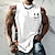 preiswerte 3D-Tanktops für Herren-Herren Shirt Ärmelloses T-Shirt für Männer Graphic Farbblock Stammes Rundhalsausschnitt Bekleidung 3D-Druck Täglich Sport Gurte Bedruckt Modisch Designer Muskel