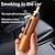 abordables Rangements pour voiture-Mini cendrier de voiture étui à cigarettes en bois de noyer cendrier de voiture capot anti-fumée pour cigarettes 5.2/6.8/7.8mm gadgets de fumer