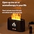 abordables Humidificadores y deshumidificadores-Humidificador abs de 1 pieza, dispositivo de hidratación atomizador de escritorio con patrón de fuego moderno para el hogar &lt;!---- &gt;