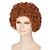 cheap Costume Wigs-Adult Wig Short Curly Reddish Orange Wig Halloween Cosplay Costume Wig