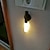 billiga Utomhuslampetter-led pir mänsklig rörelsesensor vägglampa usb trä stick flytta nattljus magnetisk korridor skåp garderob ljus heminredning ljus