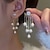 cheap Earrings-Women&#039;s Drop Earrings Fine Jewelry Tassel Fringe Precious Cute Stylish Earrings Jewelry White For Wedding Party 1 Pair