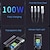 billige Mobiltelefonkabler-100w superhurtigt opladningskabel 3 i 1 flettet datakabel til xiaomi huawei 6a hurtigopladningskabel understøtter dataoverførsel