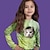 halpa tyttöjen 3d t-paidat-Tyttöjen 3D Kuvitettu Eläin Kissa T-paita Pitkähihainen 3D-tulostus Kesä Kevät Syksy Aktiivinen Muoti söpö tyyli Polyesteri Lapset 3-12 vuotta ulko- Kausaliteetti Päivittäin Normaali