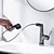 ieftine scoateți spray-ul-robinet de baie cu afișaj digital lcd baterie pentru chiuvetă robinete pentru chiuvetă cu pulverizator extras, cap de scurgere ridicabil cu un singur mâner 3 moduri, robinet pentru vas din alamă toaletă