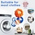 billige Køkkenrengøring-5 stk. vaskemaskine rensekugler hårfjerning snavset fnugfiber svampfilter genanvendeligt rengøringskugle tilbehør til vaskemaskine