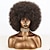 Χαμηλού Κόστους Περούκες μεταμφιέσεων-κοντές περούκες 70s afro για μαύρες γυναίκες μεγάλη συνθετική μαύρη κοντή περούκα afro 70&#039;s 8 ιντσών 60s αφρο περούκα για γυναίκες που φουσκώνουν και απαλές με φυσική εμφάνιση αποκριάτικες περούκες
