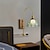 voordelige LED-wandlampen-lightinthebox led-wandlamp glas 1-lichts, e27 moderne wandlamp, minimalistische vierkante bruin glazen wandkandelaar, moderne in hoek verstelbare wandlamp, voor studeerkamer woonkamer slaapkamer