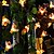 abordables Guirlandes Lumineuses LED-solaire miel abeilles lumières chaîne énergie solaire abeille fée guirlande lumineuse étanche 30 leds pour jardin extérieur fête d&#039;été mariage décoration de noël
