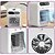 abordables Ventilateurs-Portable rechargeable 2 vitesses réglage refroidisseur vent pulvérisateur grand angle ajuster avec réservoir d&#039;eau de 500 ml pour ventilateur de refroidissement d&#039;air de bureau à domicile