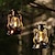 cheap Pathway Lights &amp; Lanterns-LED Solar Lamp Retro Kerosene Lamp Outdoor Garden Courtyard Decoration Portable Lantern Solar Candle Pendant Outdoor Camping Tent Lamp