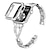 رخيصةأون عصابات Apple Watch-سوار مجوهرات متوافق مع Apple Watchband 38 مم 40 مم 41 مم 42 مم 44 مم 45 مم 49 مم مع حالة ستانلس ستيل استبدال حزام الساعة إلى iwatch Series Ultra 8 7 SE 6 5 4 3 2 1