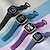 cheap Fitbit Watch Bands-4 Pack Smart Watch Band Compatible with Fitbit Versa 3 Sense Versa 4 Sense 2 Silicone Smartwatch Strap Waterproof Adjustable Sport Band Replacement  Wristband