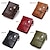 cheap Men&#039;s Bags-Men&#039;s Women&#039;s Wallet Credit Card Holder Wallet Cowhide Shopping Daily Zipper Chain Large Capacity Foldable Durable Solid Color Black Red Brown