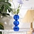 olcso Vázák és kosár-kreatív színes üveggolyós váza átlátszó buborék gömb alakú hidroponikus váza nappali virágkötészeti dekorációs tartály beltéri lakberendezéshez és étkezőasztal dekorációhoz 1db