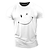 Χαμηλού Κόστους Γραφικά πουκάμισο ανδρών-Γραφικά Σχέδια Χαμογελαστό πρόσωπο Μαύρο Λευκό Ανθισμένο Ροζ Μπλουζάκι Γραφικά μπλουζάκια Ανδρικά Γραφικός Μείγμα Βαμβακιού Πουκάμισο Καθημερινό Πουκάμισο Κοντομάνικο Άνετο μπλουζάκι