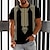 abordables camiseta 3d para hombre-Hombre Camiseta Graphic Bloque de color Patrones de Rombo Cuello Barco Ropa Impresión 3D Exterior Diario Manga Corta Estampado Moda Design Étnico