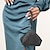 お買い得  ハンドバッグ＆トートバッグ-女性用 ハンドバッグ イブニングバッグ シルク 合成 パーティー アウトドア ラインストーン クリスタル装飾 ライトウェイト 耐久 抗衝撃 純色 シルバー ブラック シャンパン