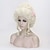 cheap Costume Wigs-Aicos Ladies 18th Century White Blonde Curly Costume Wig Updo Halloween Cosplay Wig Adult Women Victorian Dress Costume Wig