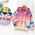 cheap Hoodies &amp; Sweatshirts-Kids Girls&#039; Hoodie Rainbow Stripe Long Sleeve Pocket Spring Fall Cute Streetwear Daily Cotton Outdoor Casual Regular Fit