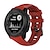 voordelige Garmin horlogebanden-Horlogeband voor Garmin Instinct 2X Zachte siliconen Vervanging Band Elastisch Verstelbaar Ademend Sportband Polsbandje
