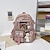 cheap Backpacks &amp; Bookbags-Women&#039;s Boys Girls&#039; Backpack School Bag Bookbag School Solid Color Nylon Large Capacity Zipper Black Pink Green