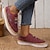 cheap Women&#039;s Slip-Ons &amp; Loafers-Women&#039;s Slip-Ons Plus Size Slip-on Sneakers Outdoor Daily Cartoon Color Block Summer Flat Heel Round Toe Classic Casual Walking Faux Leather Loafer Dark Red Red Green