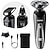 cheap Shaving &amp; Hair Removal-Electric Shaver 4D Floating Triple Blade Heads Shaving Machine Electric Shaver Rechargebale Razor Beard Trimmer Male Gift Face Care For Men