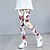 cheap Bottoms-Kids Girls&#039; Easter Leggings Floral Active Outdoor 7-13 Years Spring Leopard Print Magnolia chrysanthemum