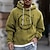 cheap Men&#039;s 3D Hoodies-Mens Graphic Hoodie Pullover Sweatshirt Pink Blue Orange Brown Green Hooded Cartoon Prints Daily Sports 3D Streetwear Designer Basic
