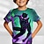 voordelige jongens 3d t-shirts-Jongens 3D Grafisch Tekenfilm T-shirt Korte mouw 3D-afdrukken Zomer Lente Actief Sport Modieus Polyester Kinderen 3-12 jaar Buiten Casual Dagelijks Normale pasvorm