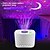 cheap Star Galaxy Projector Lights-Starry Sky Projection Light USB Moon Bedside Light Atmosphere Light Bedroom Table Light Colorful Water Pattern Light LED Dj Wall