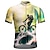cheap Men&#039;s Jerseys-21Grams Men&#039;s Cycling Jersey Short Sleeve Bike Top with 3 Rear Pockets Mountain Bike MTB Road Bike Cycling Breathable Quick Dry Moisture Wicking Reflective Strips Yellow Blue Dark Green Graphic Sports