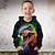 voordelige 3D hoodies en sweatshirts voor jongens-Jongens 3D Grafisch dier Dinosaurus Trui met capuchon Lange mouw 3D-afdrukken Zomer Lente Herfst Sport Modieus Streetwear Polyester Kinderen 3-12 jaar Buiten Casual Dagelijks Normale pasvorm