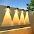 abordables Appliques d&#039;extérieur-solaire applique murale cour extérieure étanche jardin lampe mur clôture éclairage décor lumière pour la maison balcon terrasse atmosphère lumière mur lavage lumière