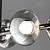 preiswerte Einzigartige Kronleuchter-6-Licht 100 cm Insel Design Deckenlichter Kupfer Glas Messing Modern 110-120V 220-240V