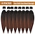 abordables Crocheter les cheveux-Extension Droit Tresses de boîte Cheveux Synthétiques Rajouts de Tresses 8 pièces