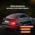 billiga Bildekaler-2st bil reflekterande klistermärke säkerhetsvarningsmärke bilar bil exteriör tillbehör nattkörning varning gecko strip ljusreflektor