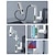 preiswerte Spray herausziehen-Wasserfall-Badezimmer-Wasserhahn, LCD-Display, Multifunktions-Ausziehwaschbecken-Mischbatterie, 360-Grad-Drehung, Waschraumgefäß, Messinghahn, 3-Modus-Auslaufsprüher