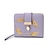 tanie Portfele-modna torebka damska krótki portfel na suwak damski skórzany 2023 luksusowa marka małe portfele damskie kopertówka z wydrążonymi liśćmi